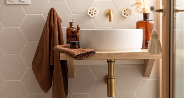 Serviettes de bain en éponge 
