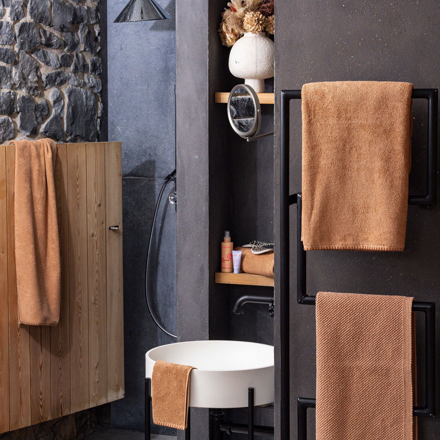 linge-de-bain-bora-cannelle-ambiance-salle-de-bain