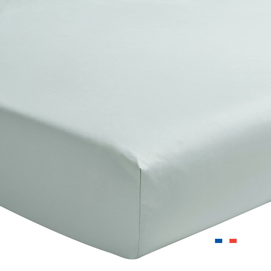 drap-housse-en-coton-percale-160x200-cm-bleu