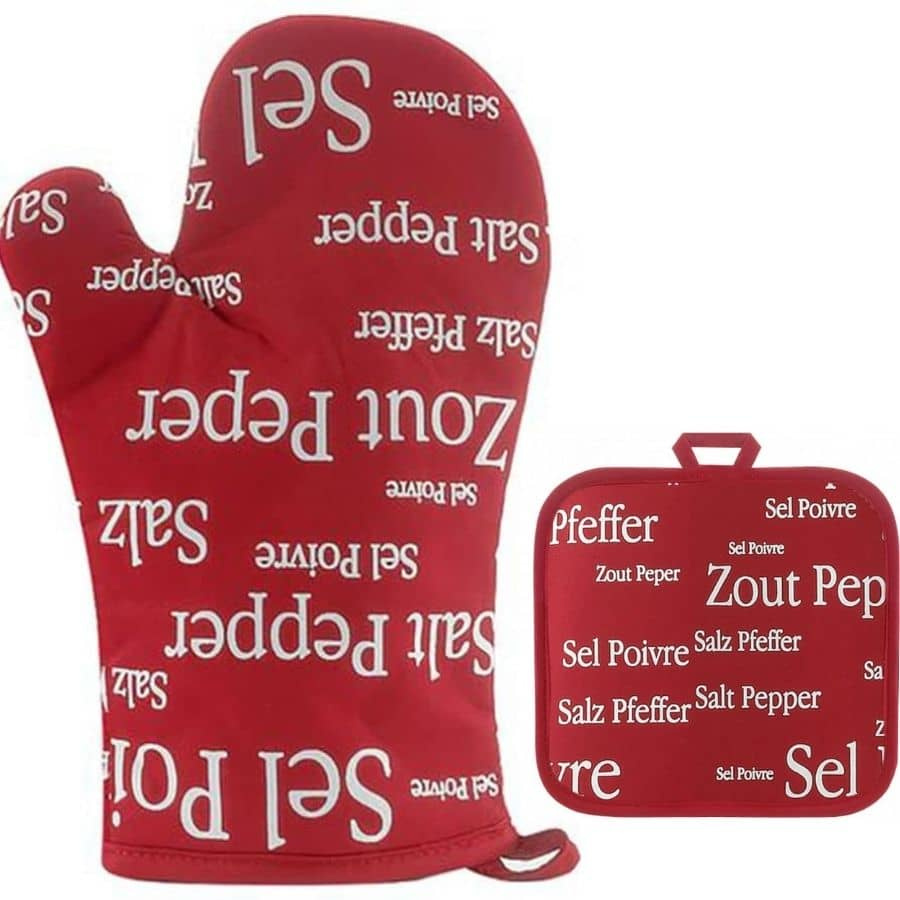 ensemble-gant-manique-sel-poivre-rouge