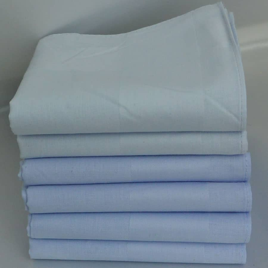 mouchoirs-coton-uni-bleu-bande-satin-hugo