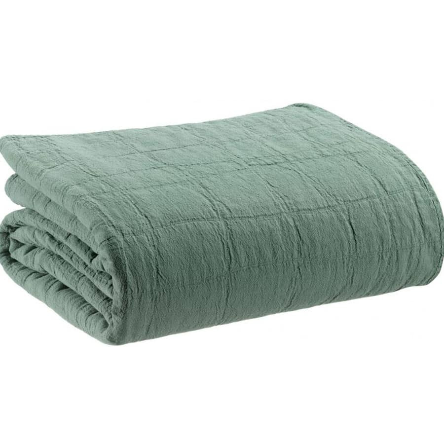 plaid-coton-recycle-titou-vert-de-gris