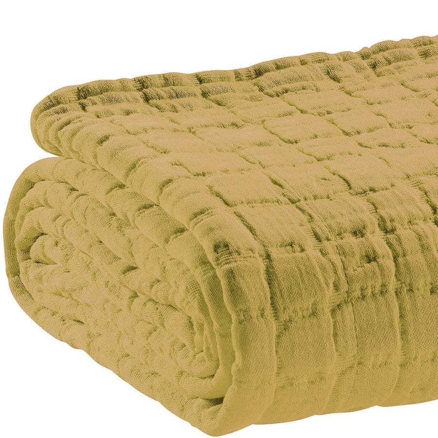 couvre-lit-coton-structure-jaune-curry