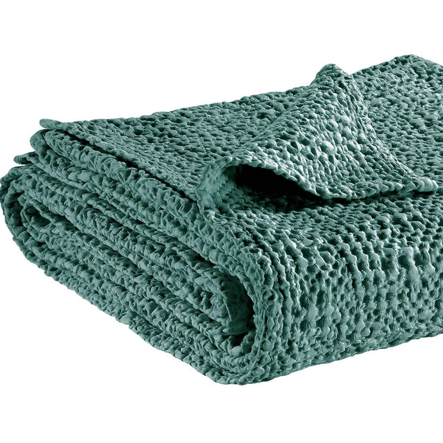 plaid-coton-tana-vert-de-gris