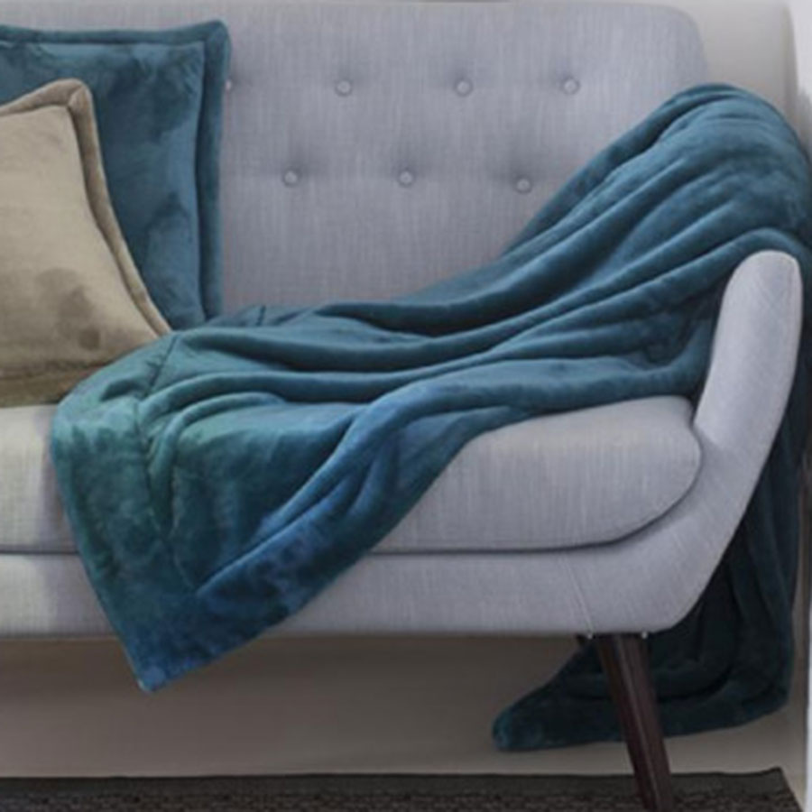 plaid-polaire-microfibre-bleu-paon