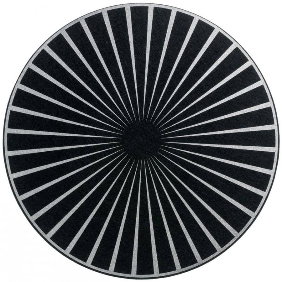 set-de-table-rond-noir-argent-raini