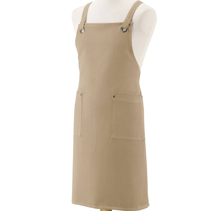 tablier-coton-recycle-artisan-camel