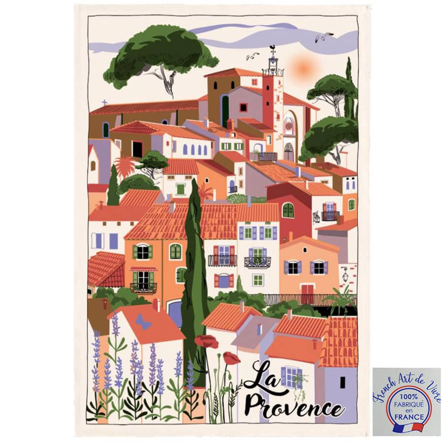 torchon-de-cuisine-village-de-provence