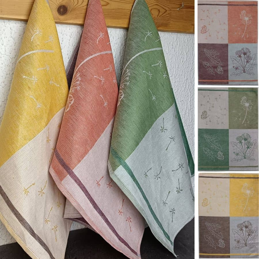 torchons-metis-pissenlit-coloris
