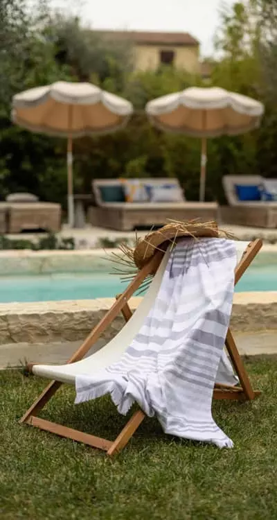serviette de plage ambiance