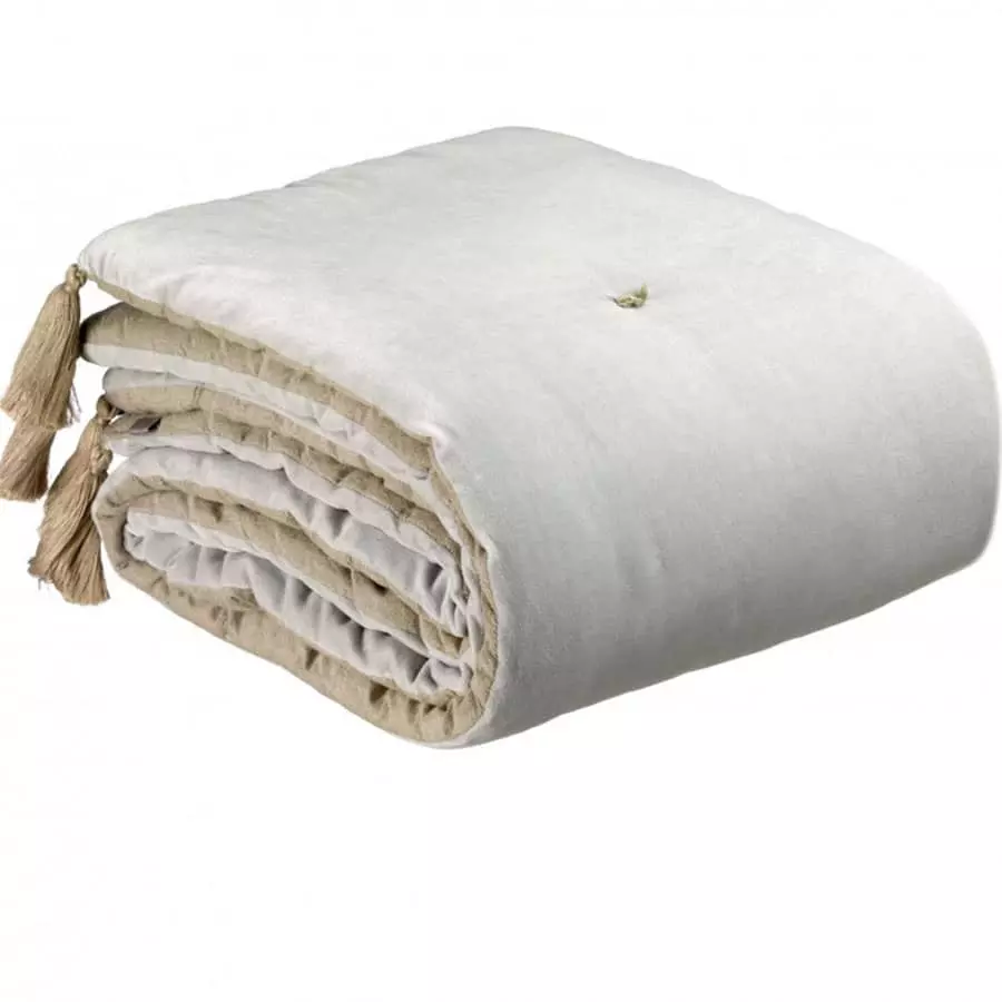 edredon-pompons-perle