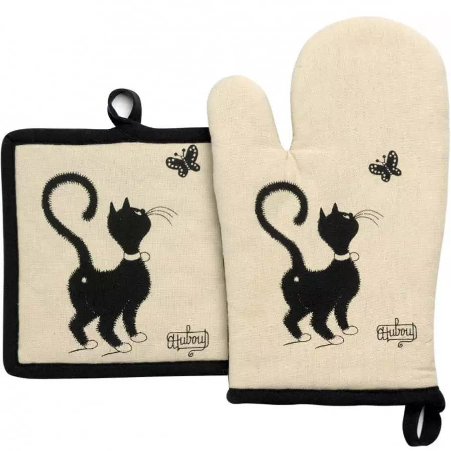 ensemble-gant-manique-chat-papillon-dubout